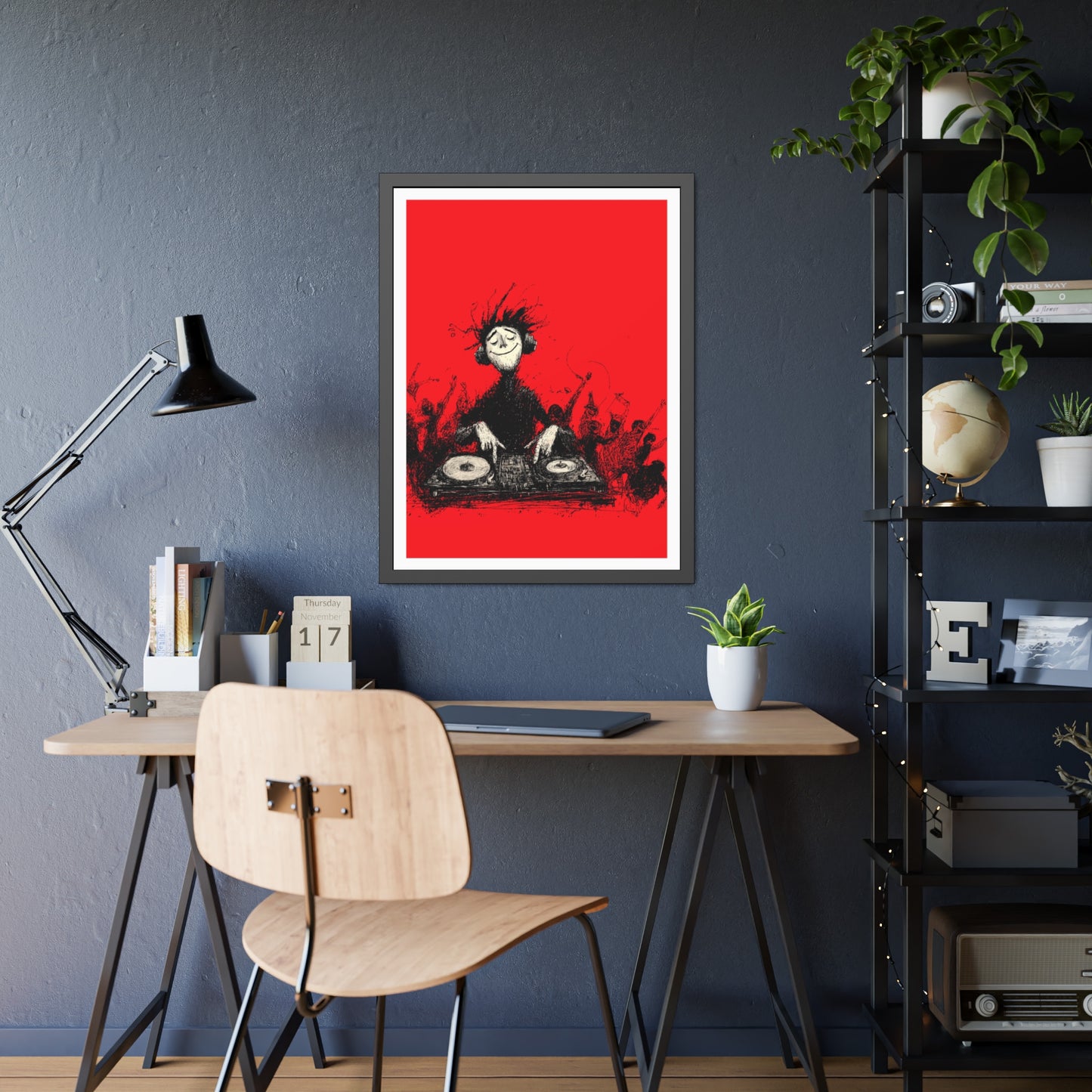 Lost in the music - Framed Poster Print