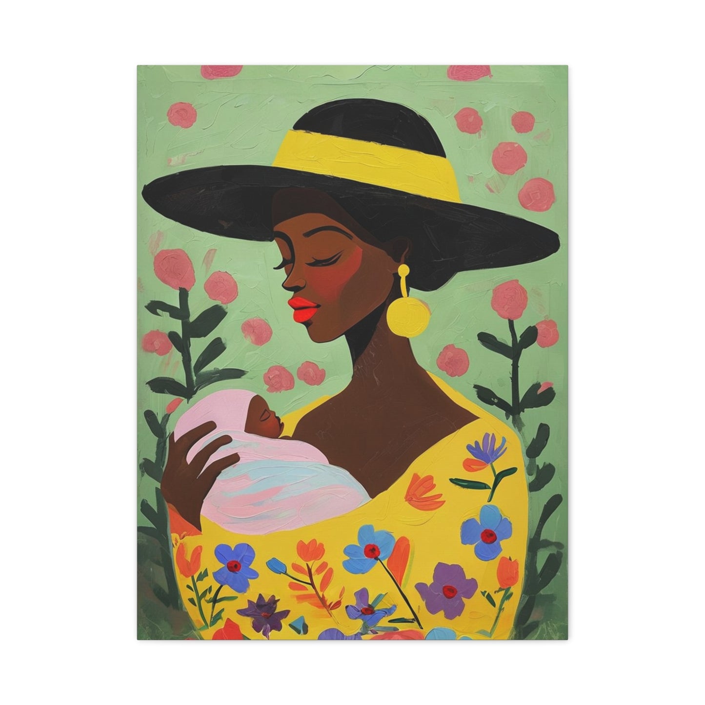 Grace in Bloom - Matte Finish, Stretched, 1 25"
