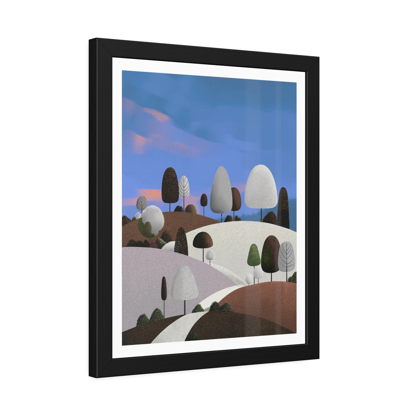 Evening Walk - Framed paper poster