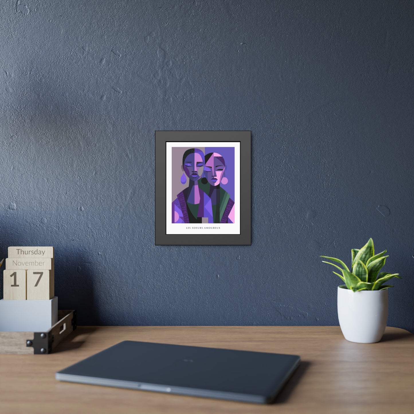Les Soeurs Amoureux - Framed Poster Print