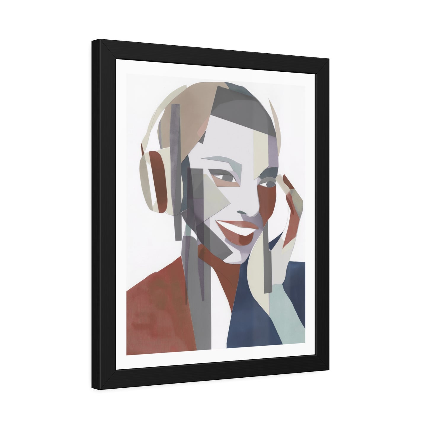 Happy Face Lady - Poster Print Design