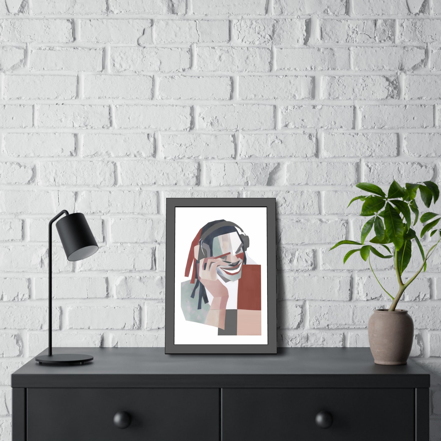 Happy Face Man - Poster Print Design