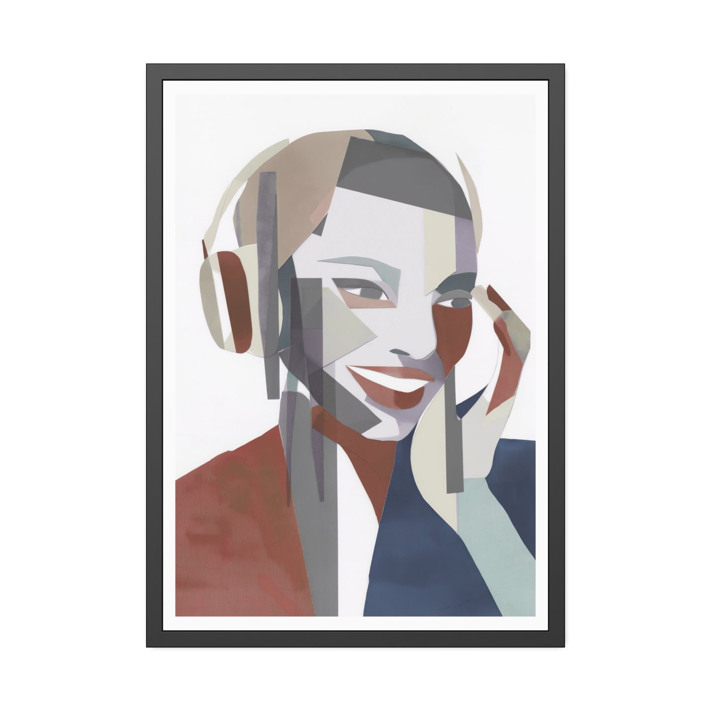 Happy Face Lady - Poster Print Design