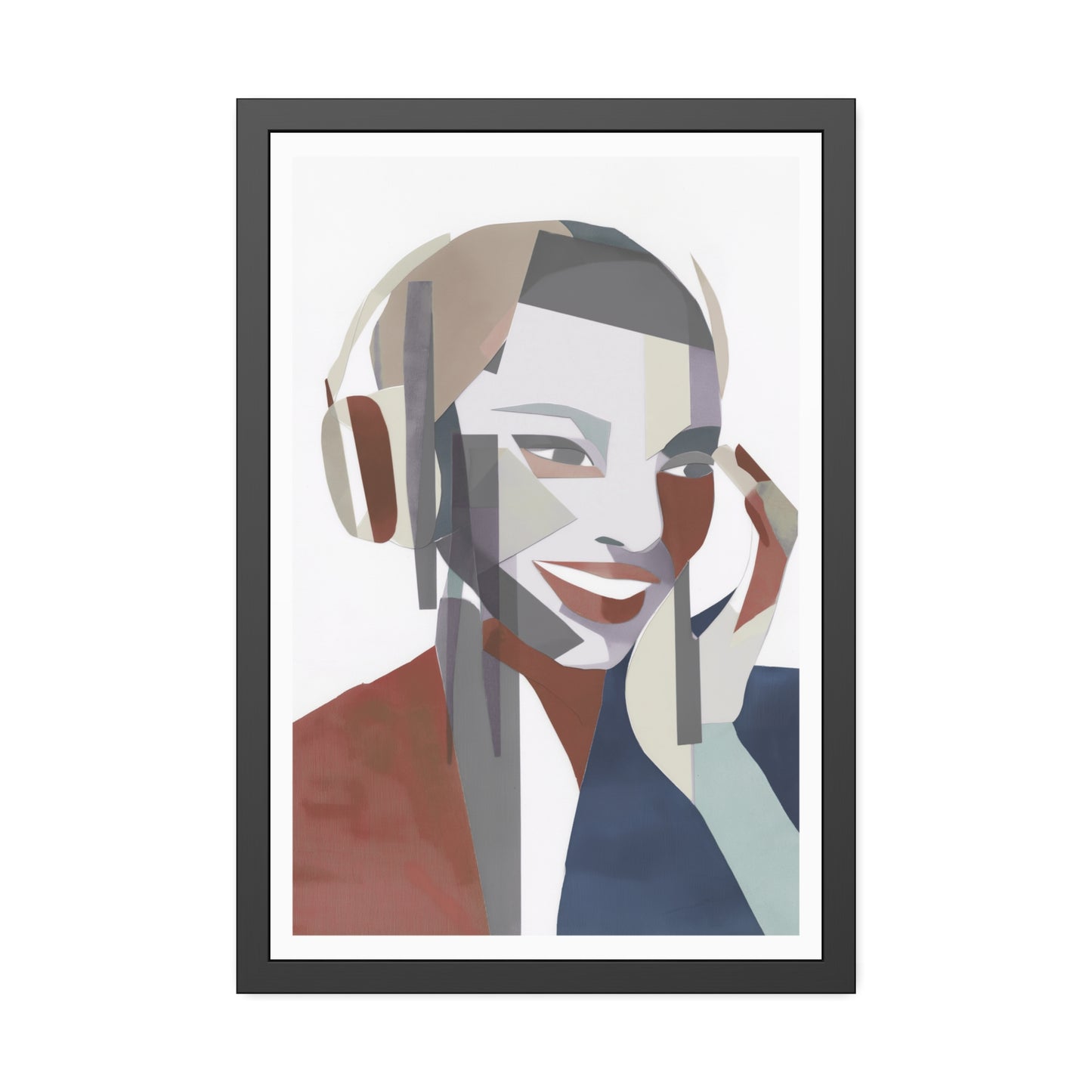 Happy Face Lady - Poster Print Design