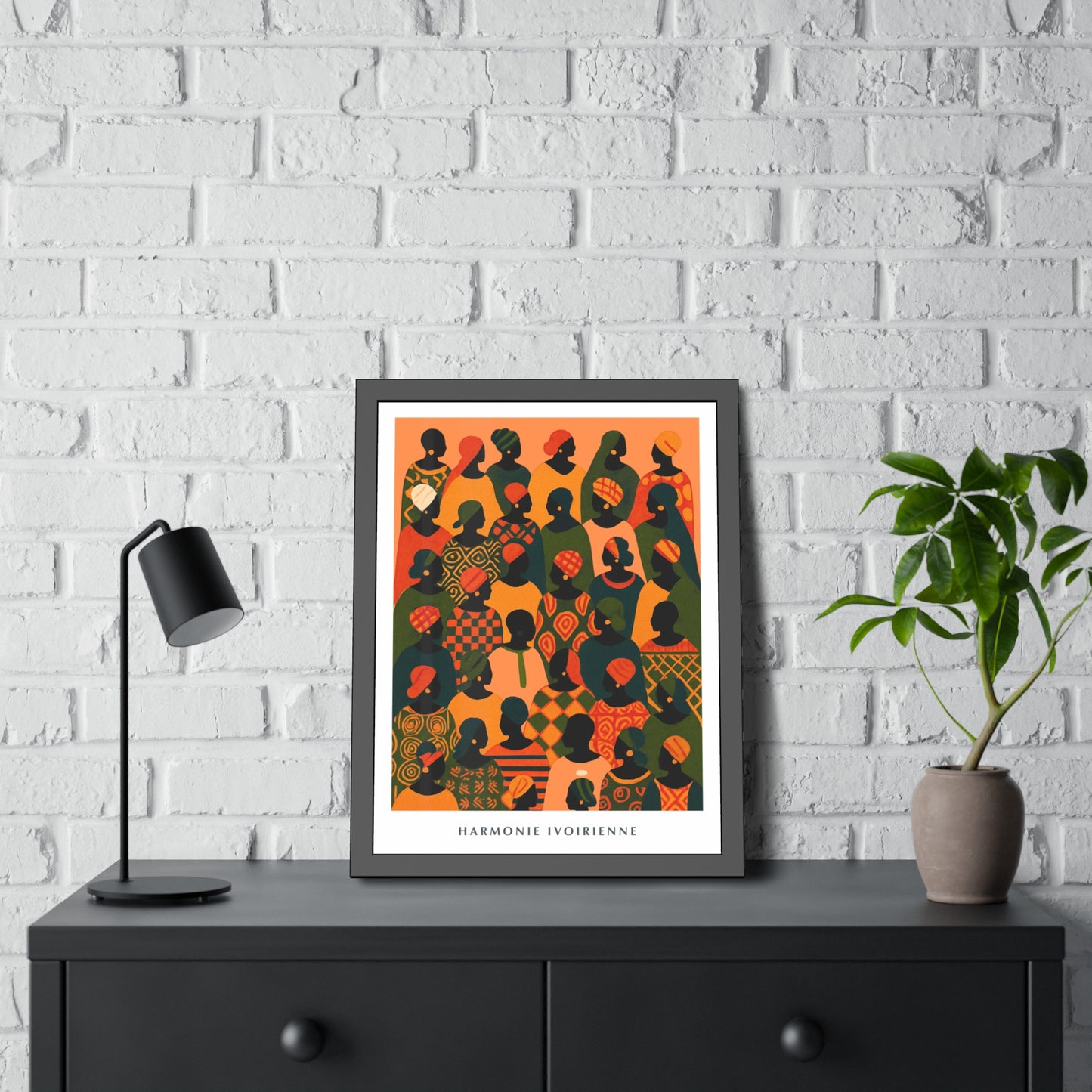 Harmonie Ivorienne - Framed Poster Print