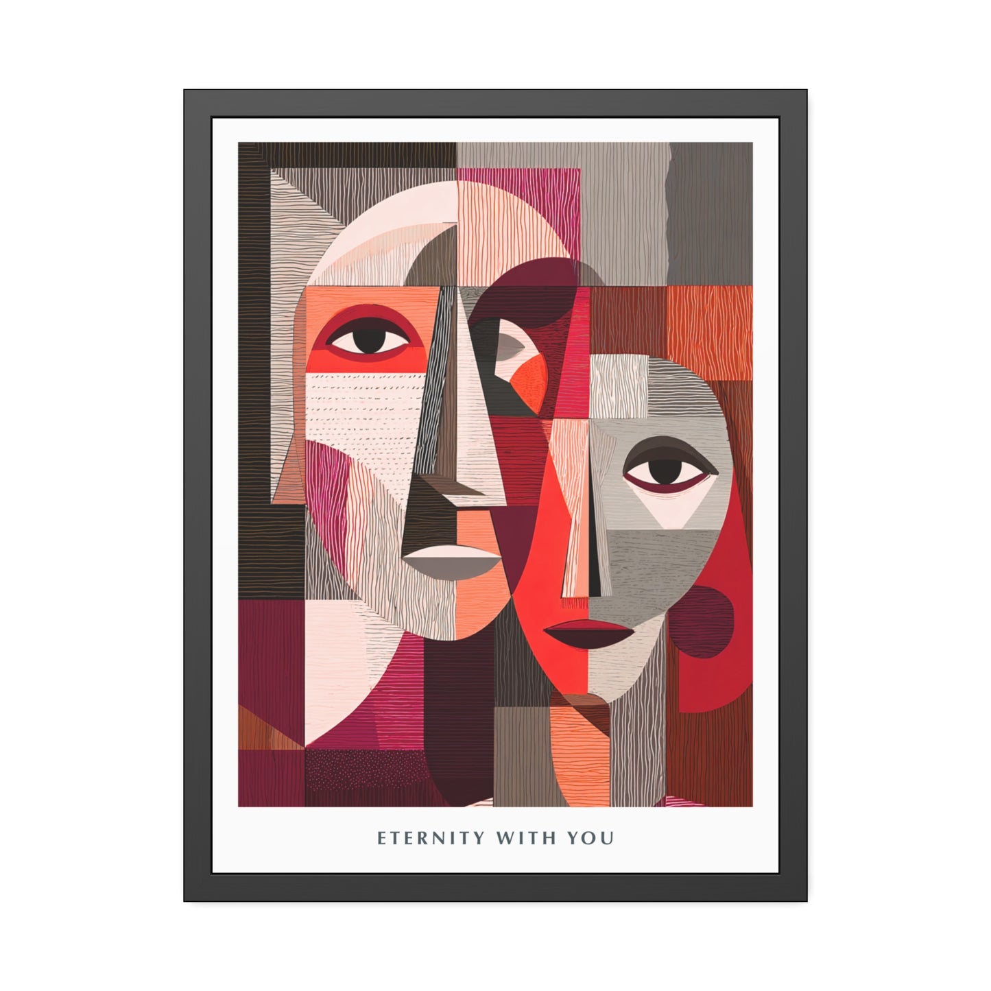 Eternity with you - Framed Poster Print
