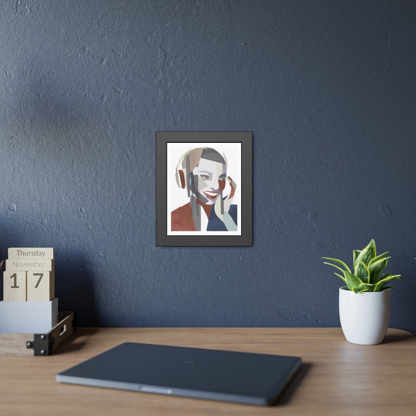 Happy Face Lady - Poster Print Design