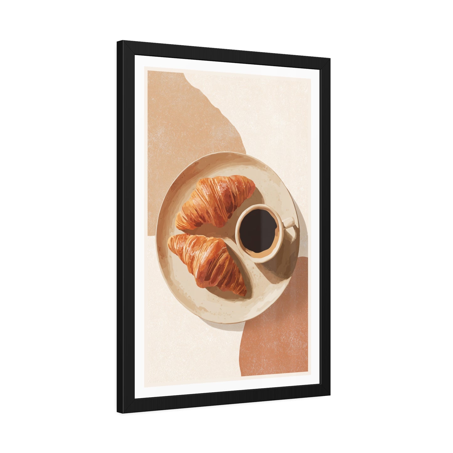 Golden Hour Coffee - Framed Poster Print