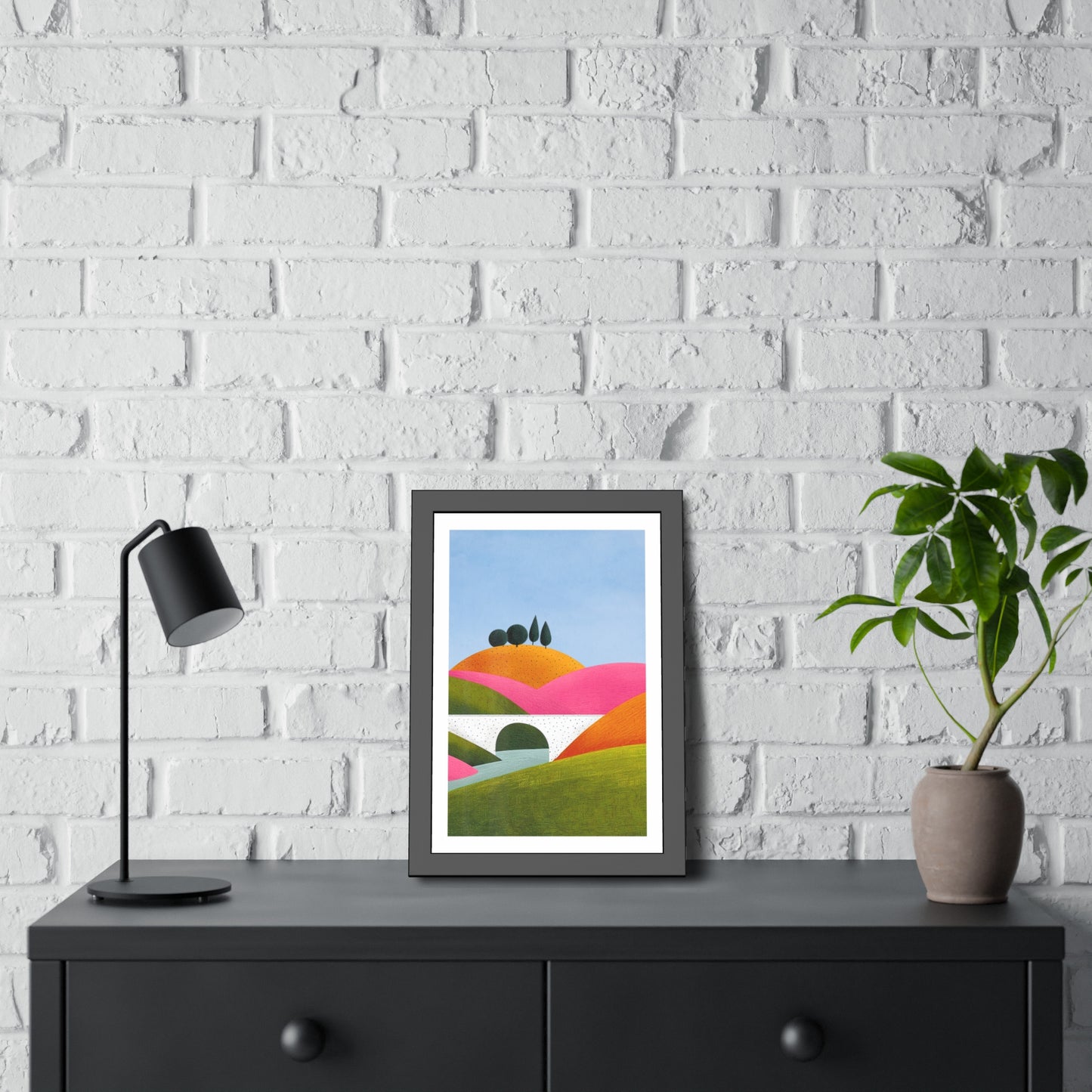 Sunset Ridge - Framed paper poster