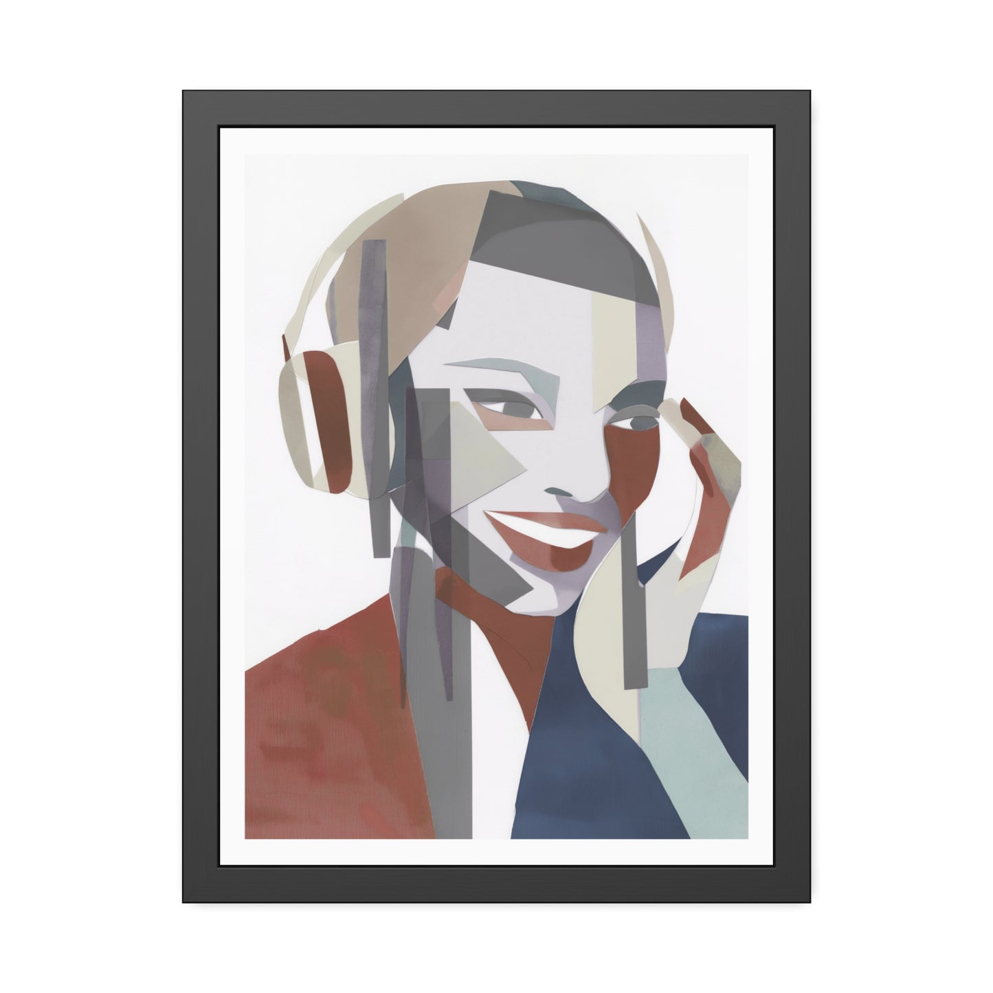 Happy Face Lady - Poster Print Design