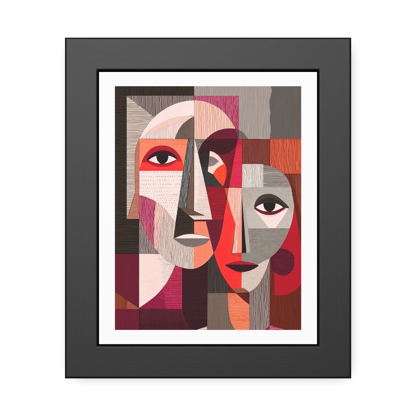 Eternity with you - No text - Framed Poster Print