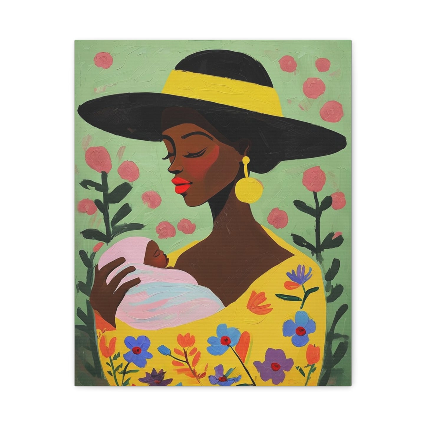 Grace in Bloom - Matte Finish, Stretched, 1 25"