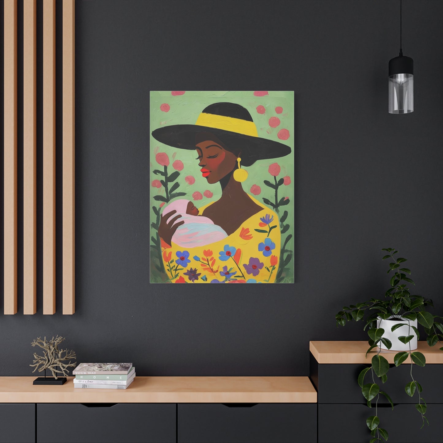 Grace in Bloom - Matte Finish, Stretched, 1 25"