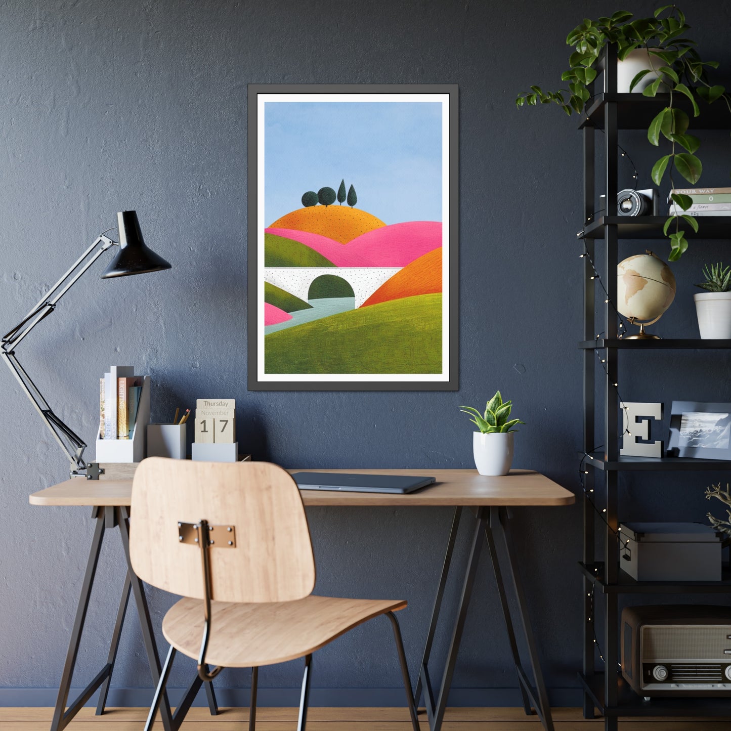 Sunset Ridge - Framed paper poster