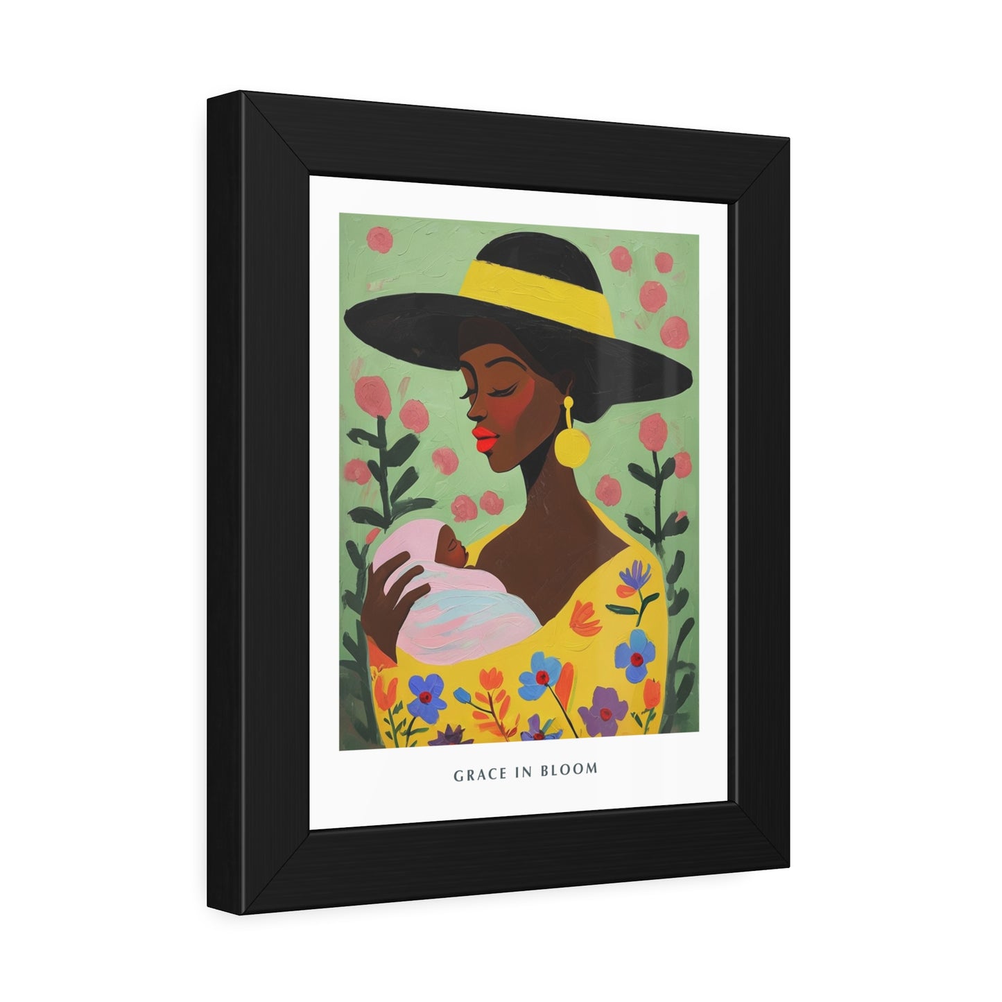 Grace in Bloom - Framed Poster Print