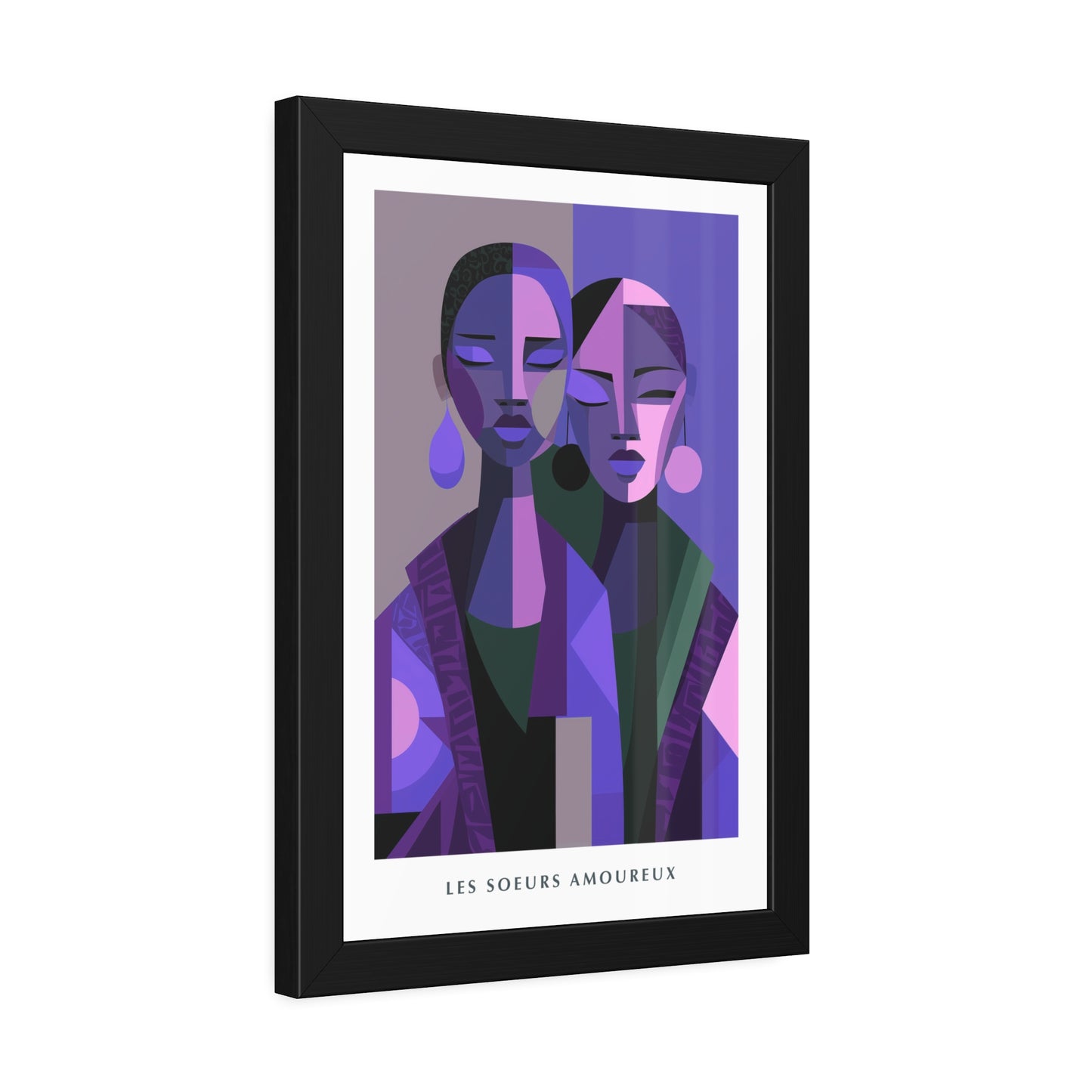 Les Soeurs Amoureux - Framed Poster Print
