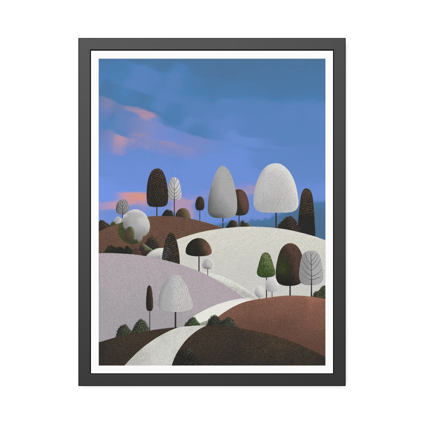 Evening Walk - Framed paper poster