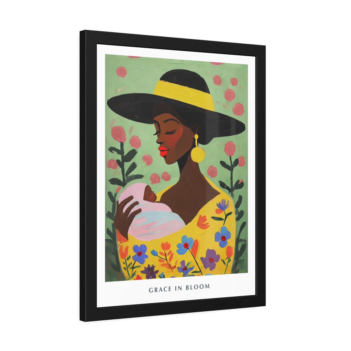 Grace in Bloom - Framed Poster Print