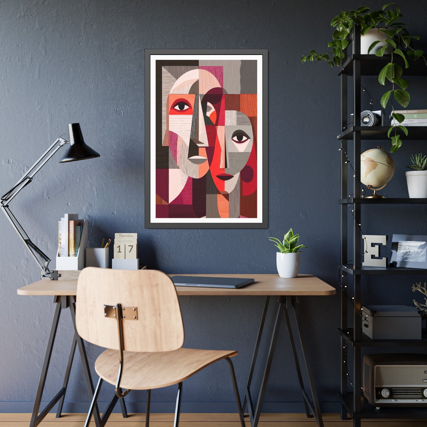 Eternity with you - No text - Framed Poster Print