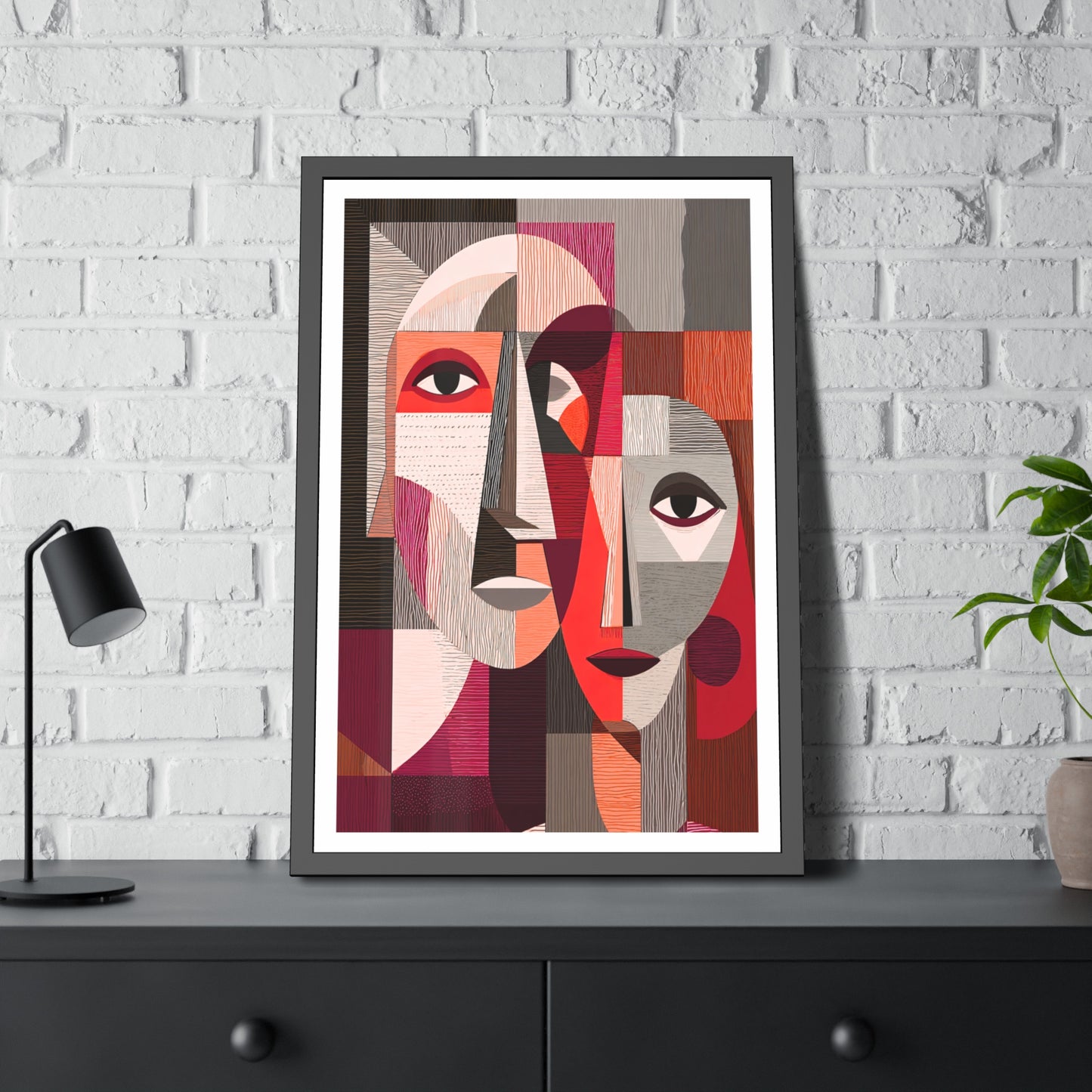 Eternity with you - No text - Framed Poster Print