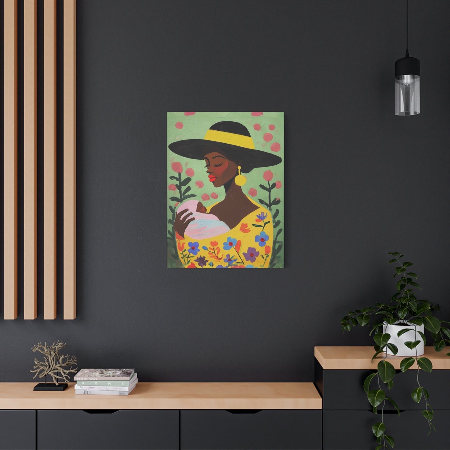 Grace in Bloom - Matte Finish, Stretched, 1 25"
