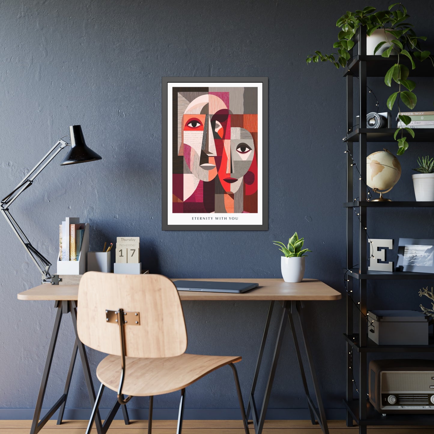 Eternity with you - Framed Poster Print