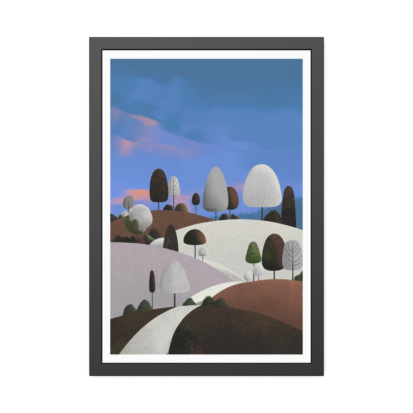 Evening Walk - Framed paper poster
