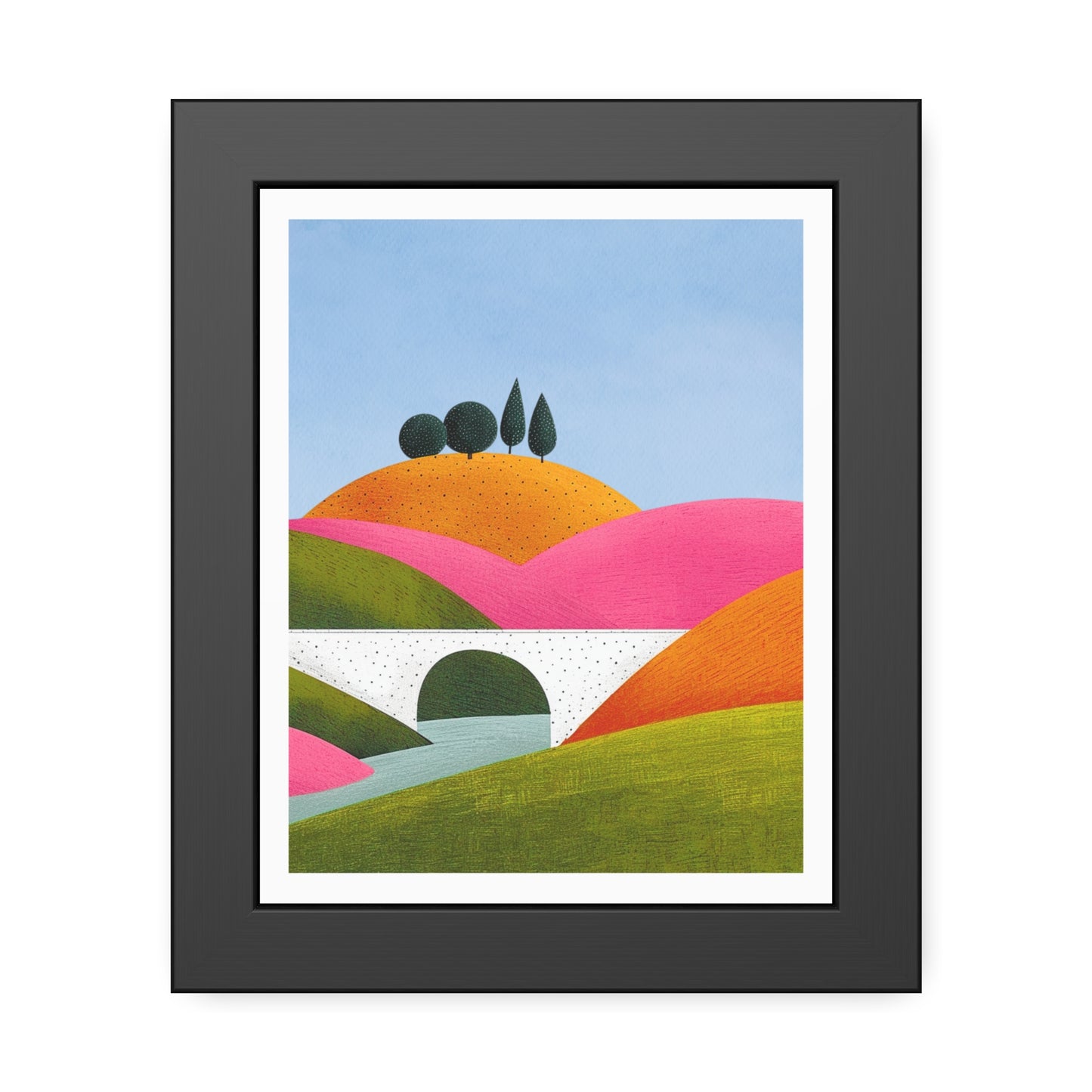 Sunset Ridge - Framed paper poster