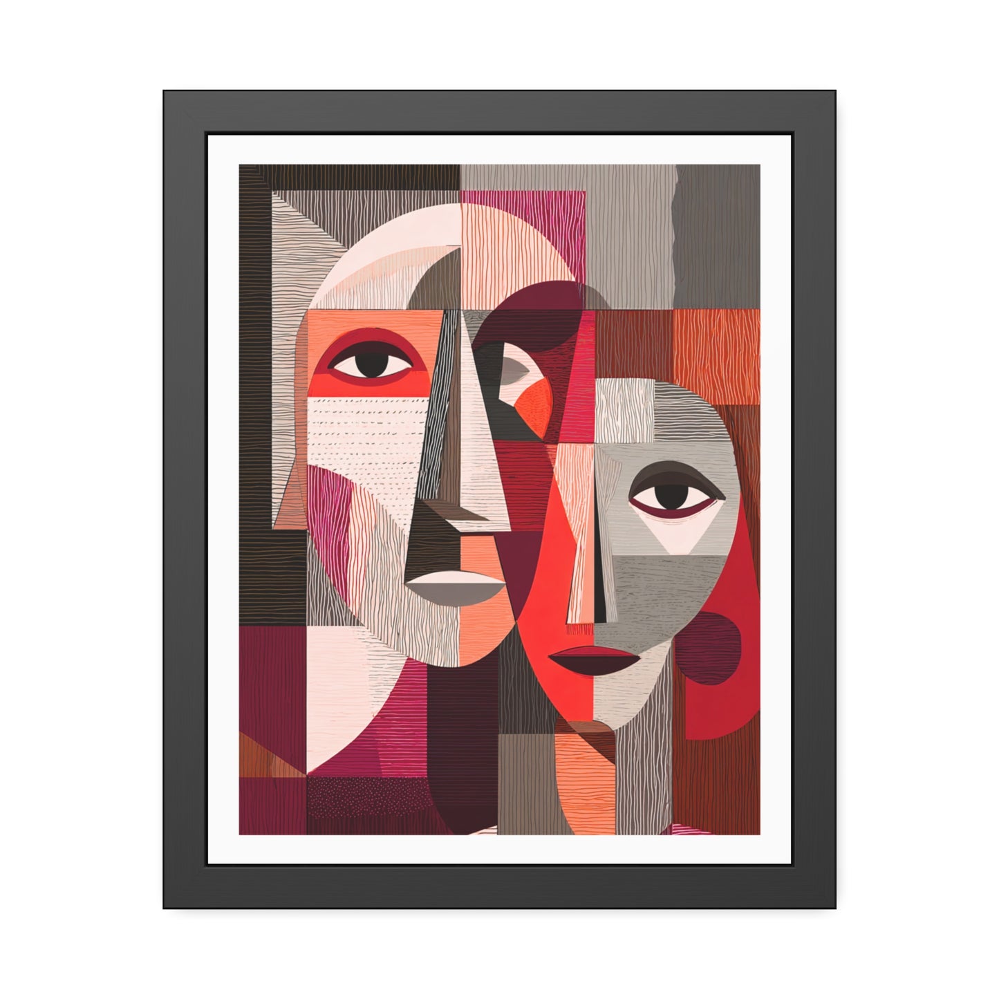 Eternity with you - No text - Framed Poster Print