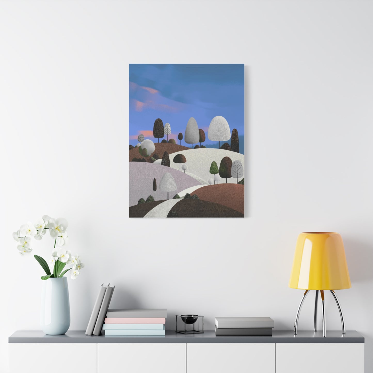 Evening Walk - Canvas Print, Matte Finish, Stretched, 1 25"