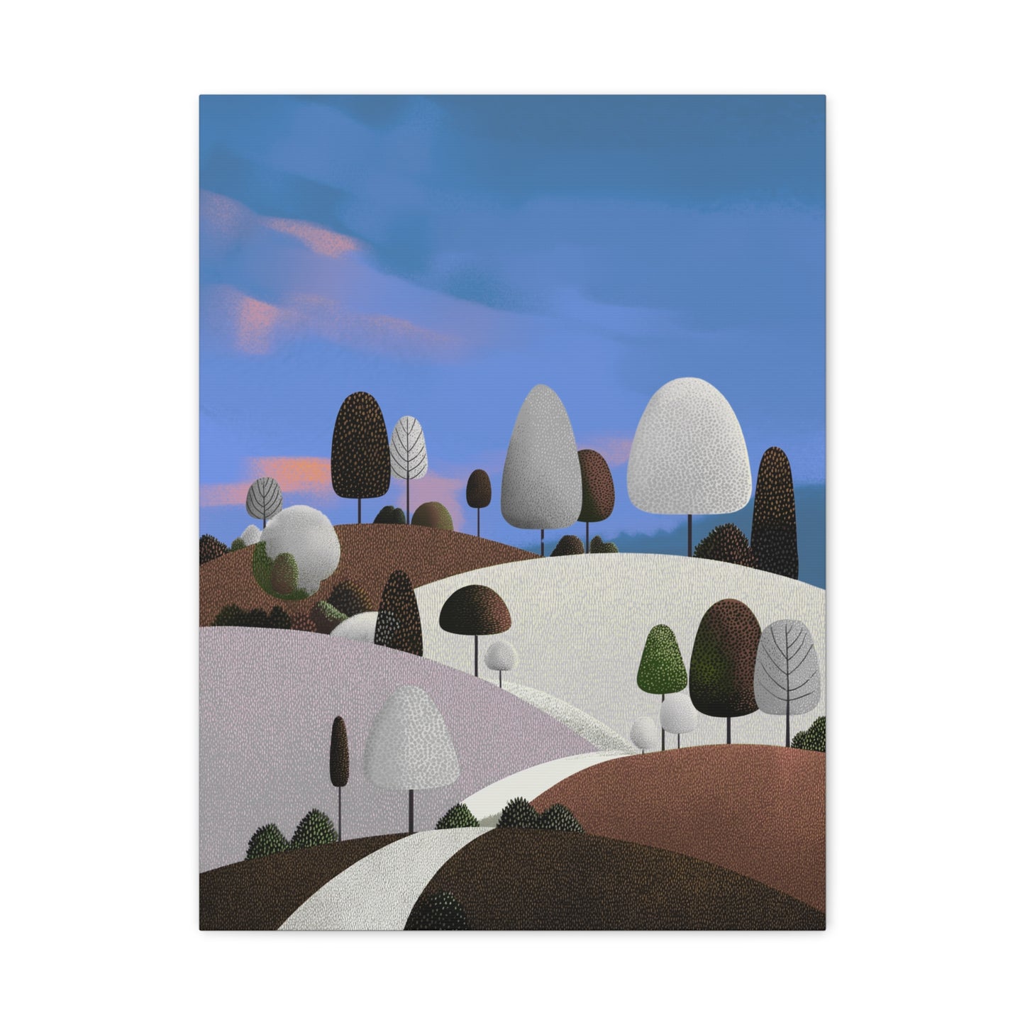 Evening Walk - Canvas Print, Matte Finish, Stretched, 1 25"
