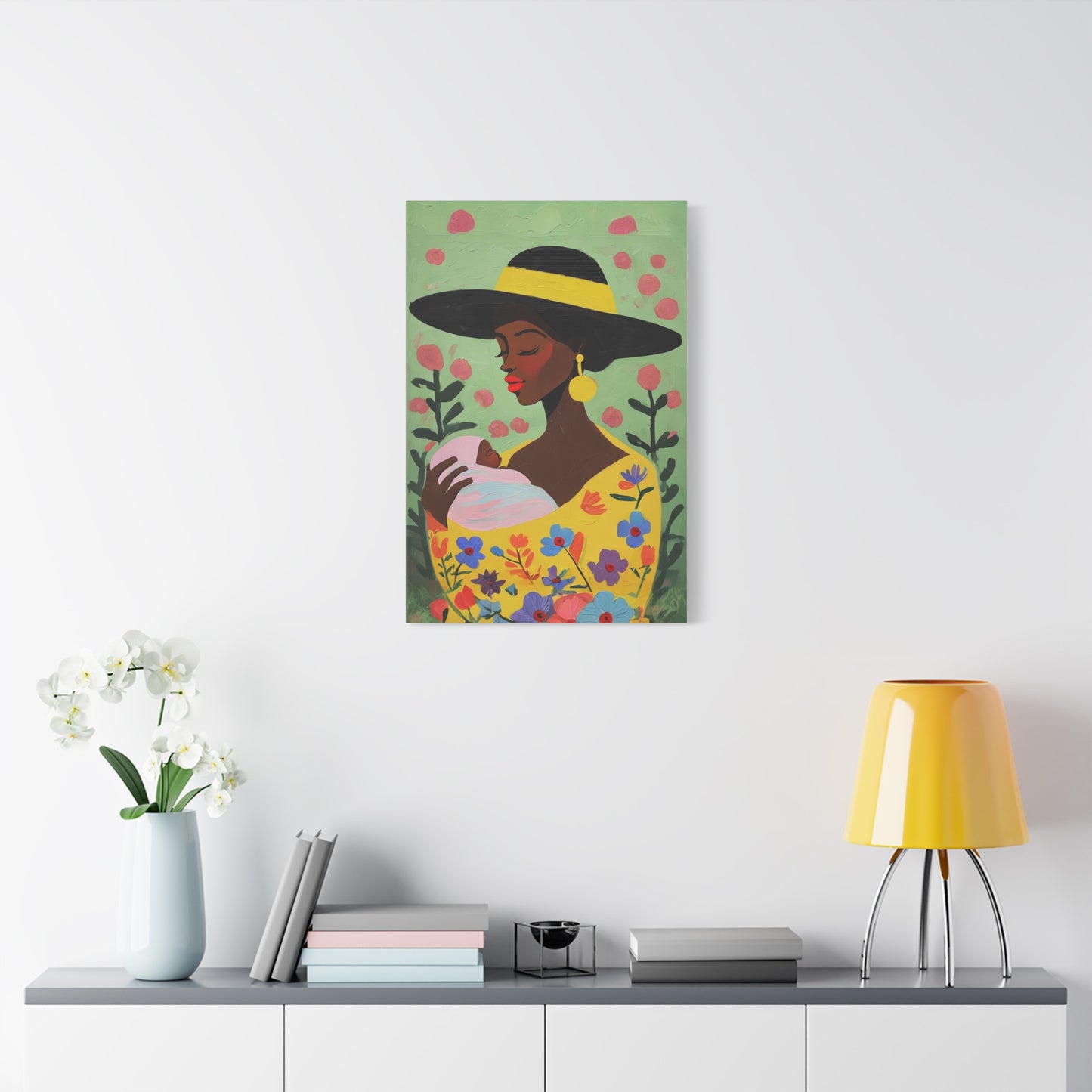 Grace in Bloom - Matte Finish, Stretched, 1 25"