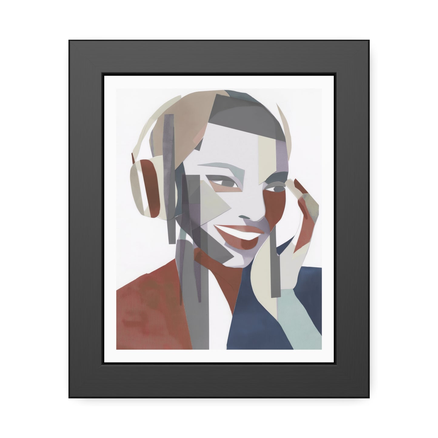 Happy Face Lady - Poster Print Design
