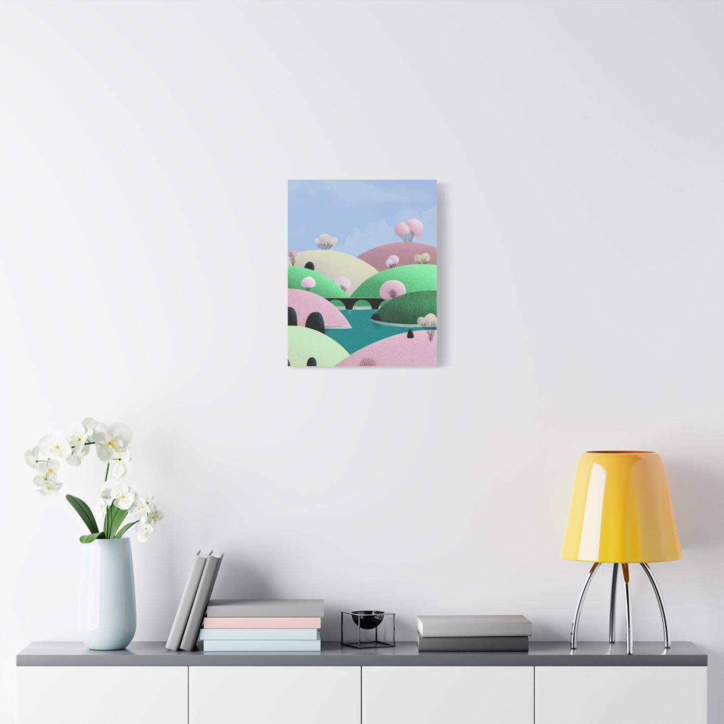 Spring Bridge - Matte Finish, Stretched, 1 25"