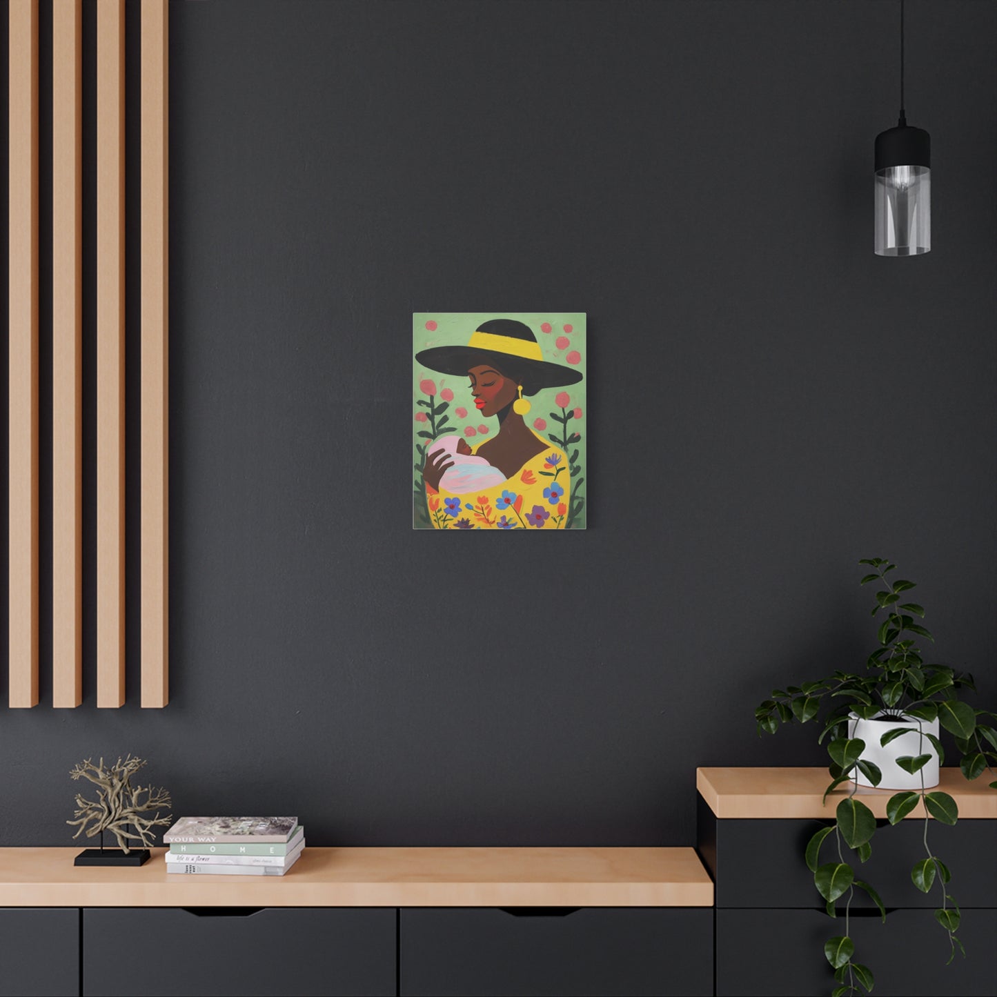 Grace in Bloom - Matte Finish, Stretched, 1 25"