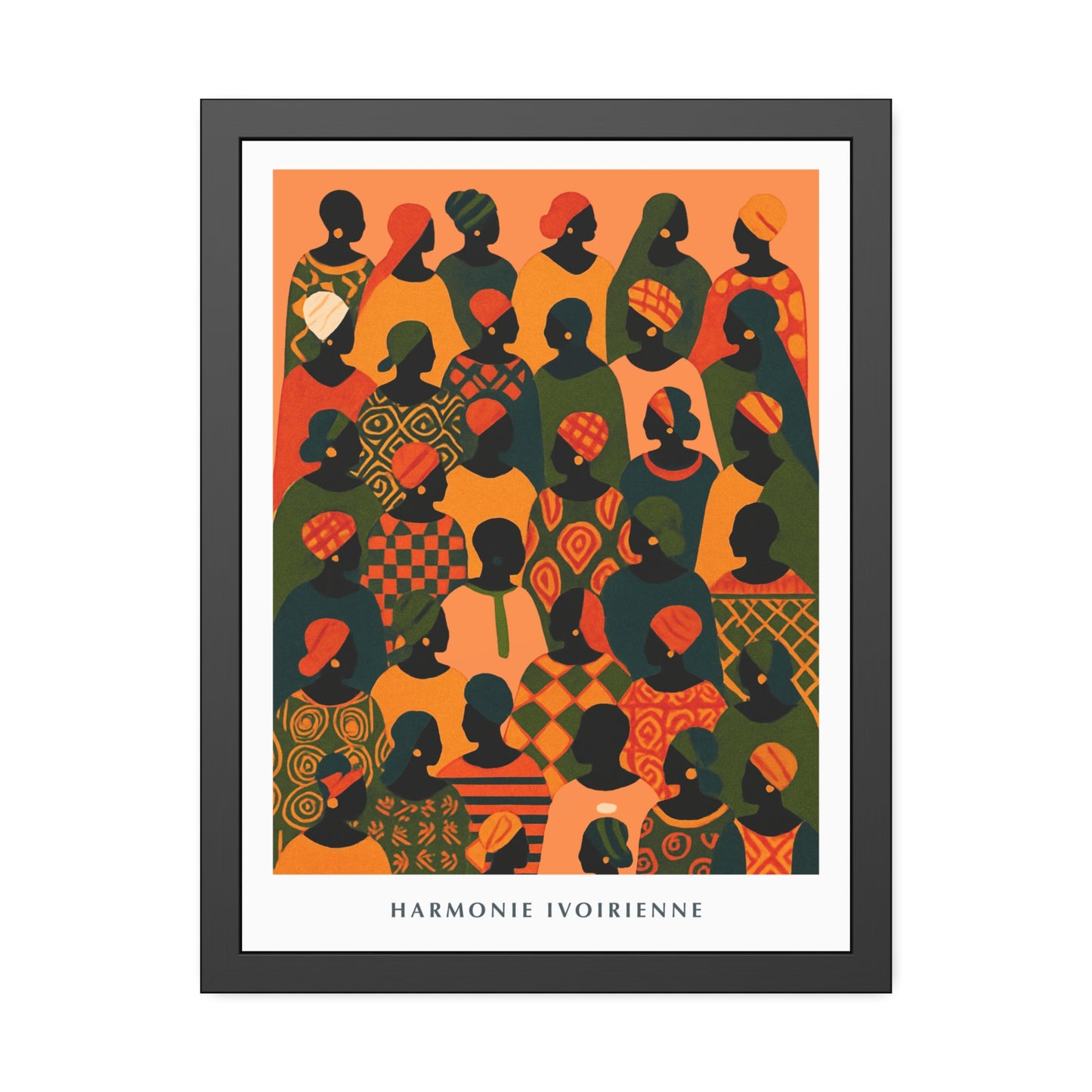 Harmonie Ivorienne - Framed Poster Print