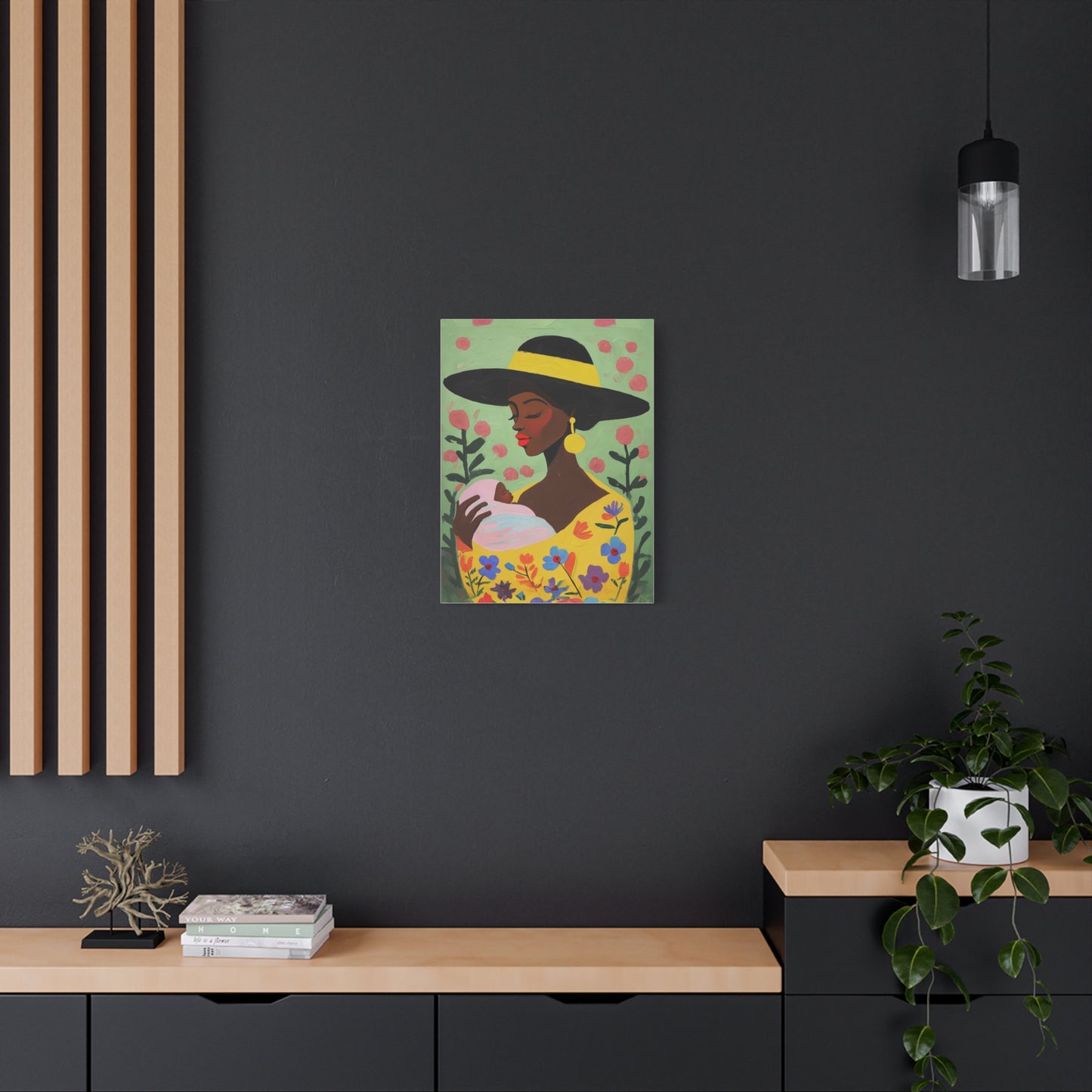 Grace in Bloom - Matte Finish, Stretched, 1 25"