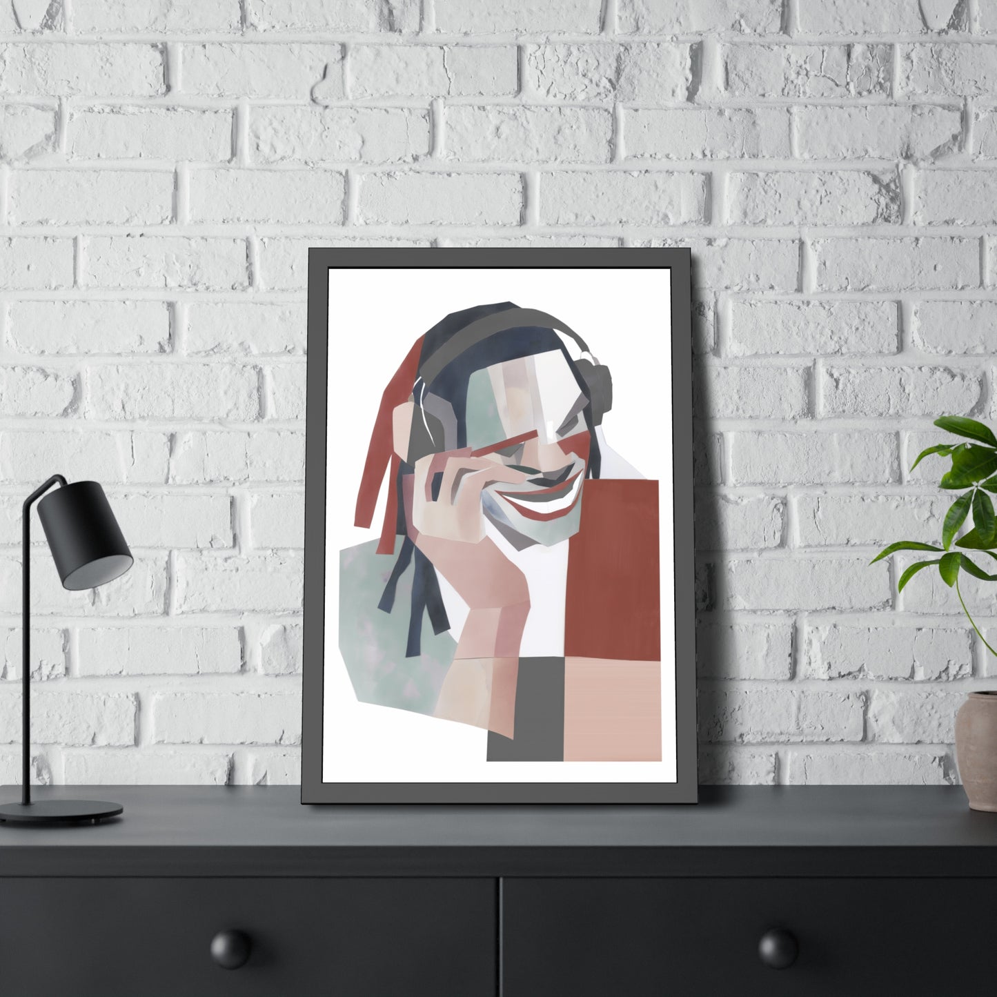 Happy Face Man - Poster Print Design