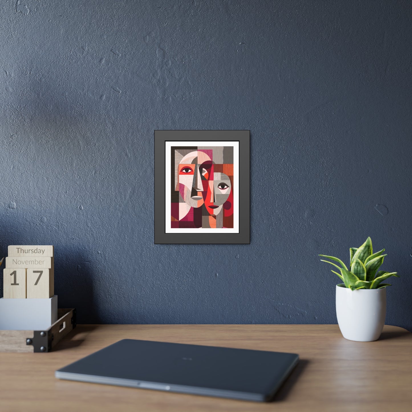 Eternity with you - No text - Framed Poster Print