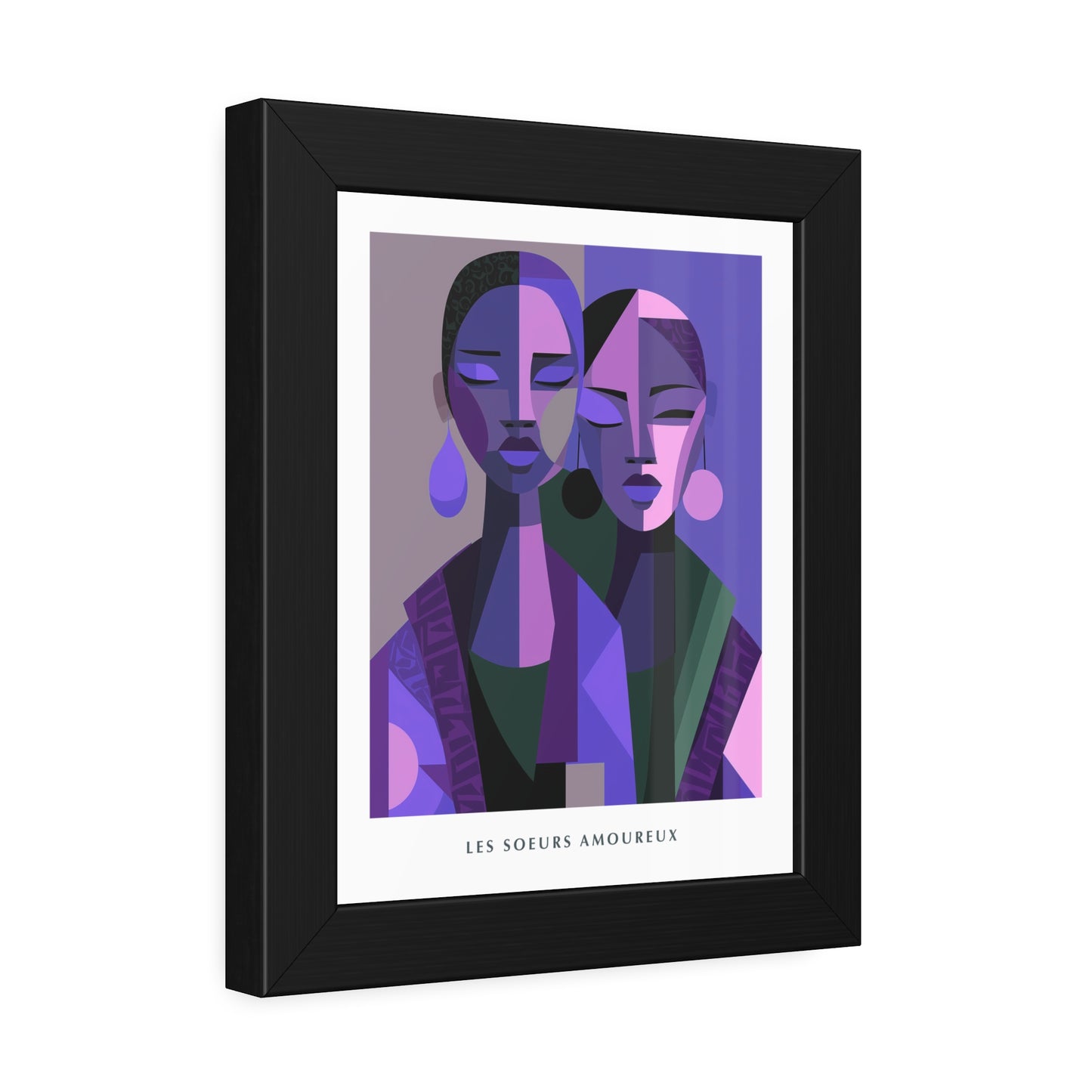 Les Soeurs Amoureux - Framed Poster Print
