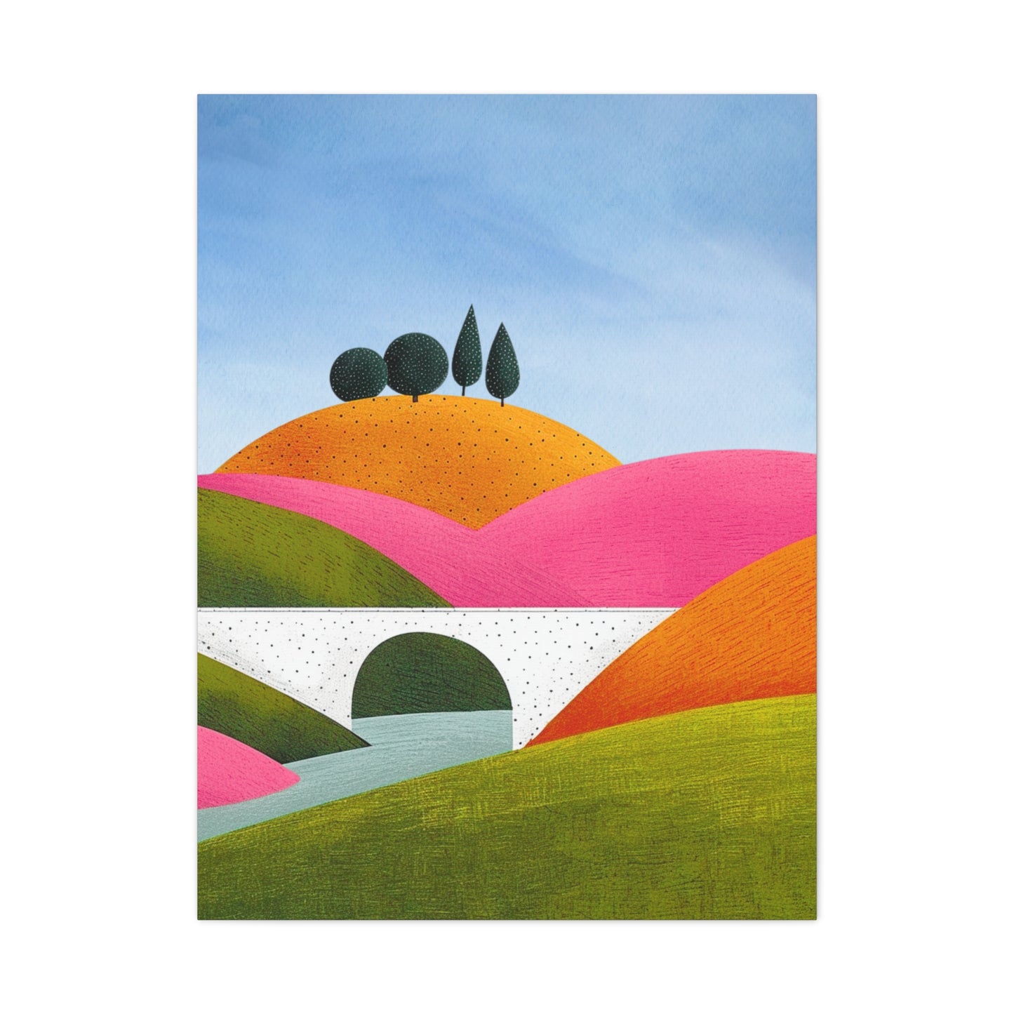 Sunset Ridge - Matte Finish, Stretched, 1 25"