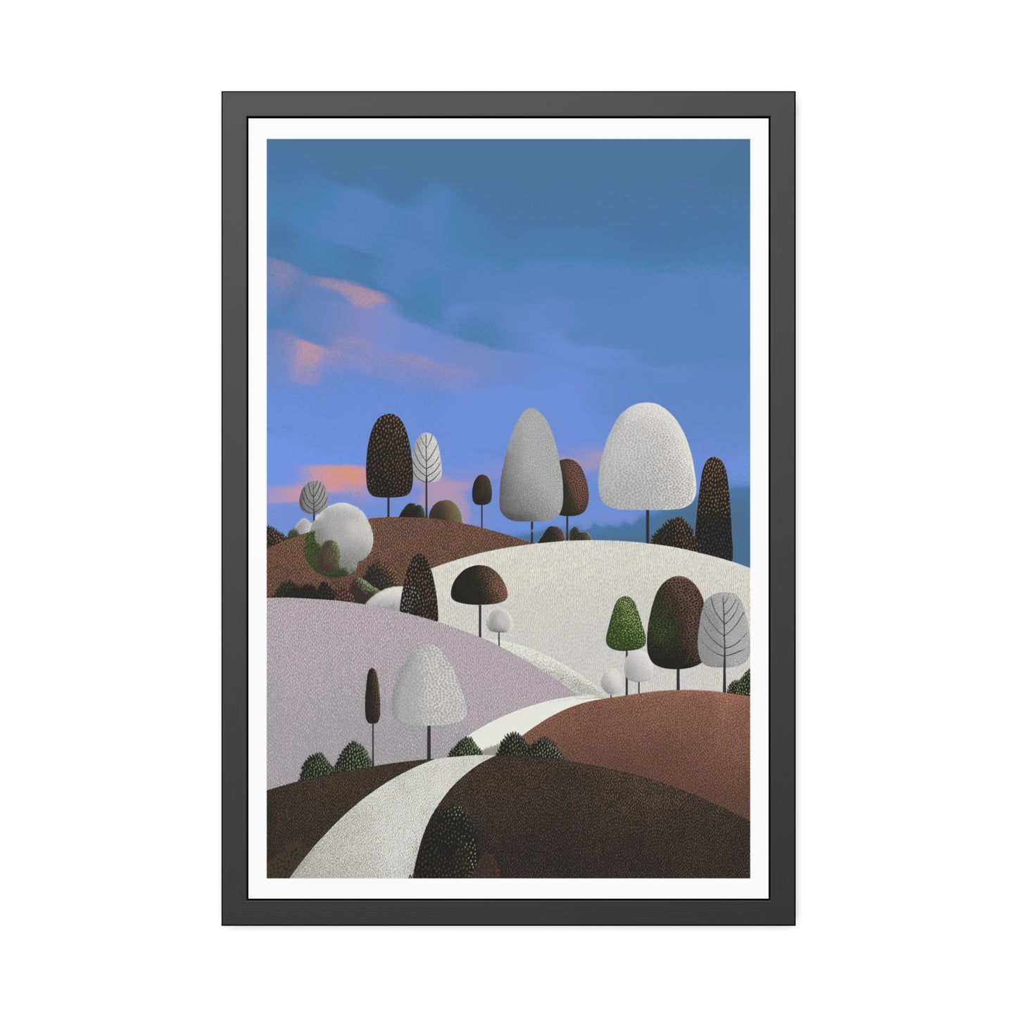 Evening Walk - Framed paper poster