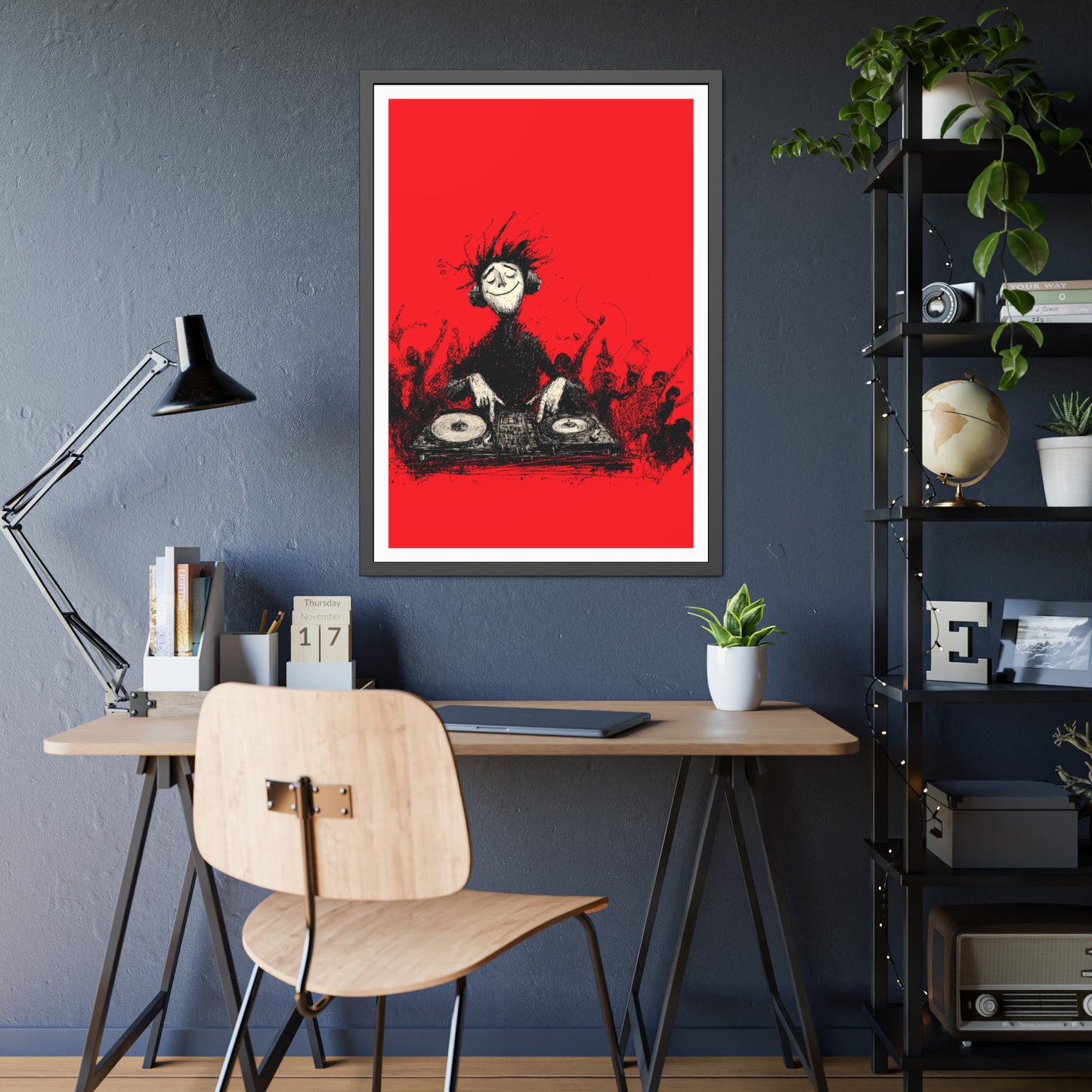 Lost in the music - Framed Poster Print