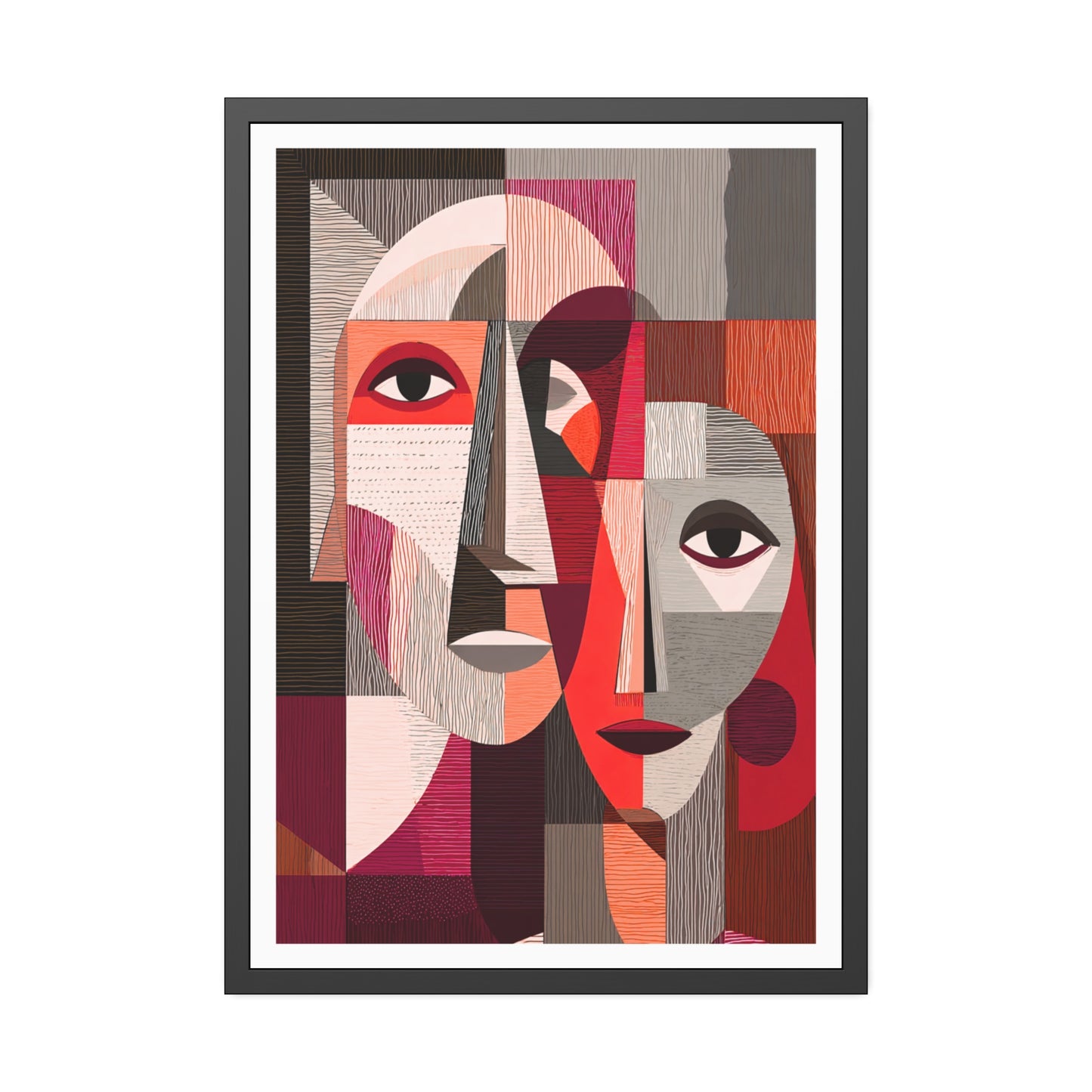 Eternity with you - No text - Framed Poster Print