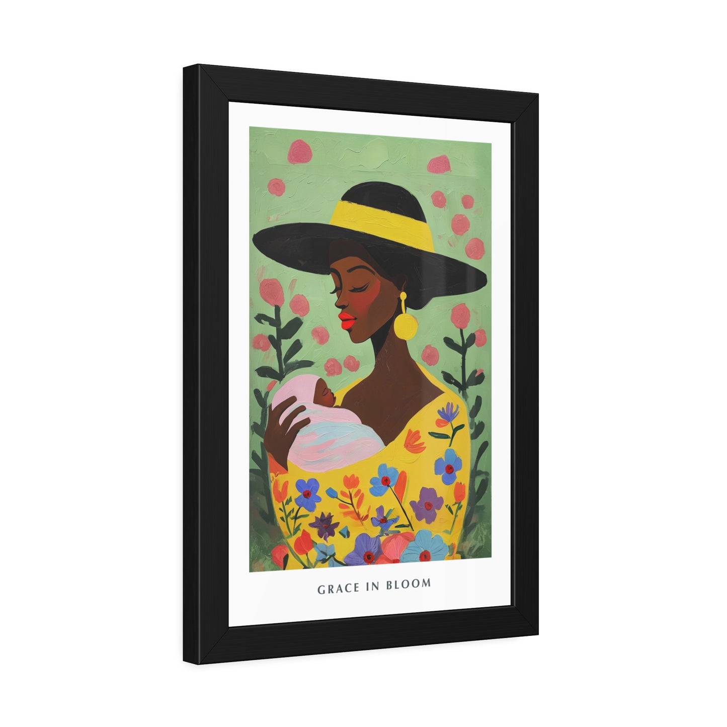 Grace in Bloom - Framed Poster Print