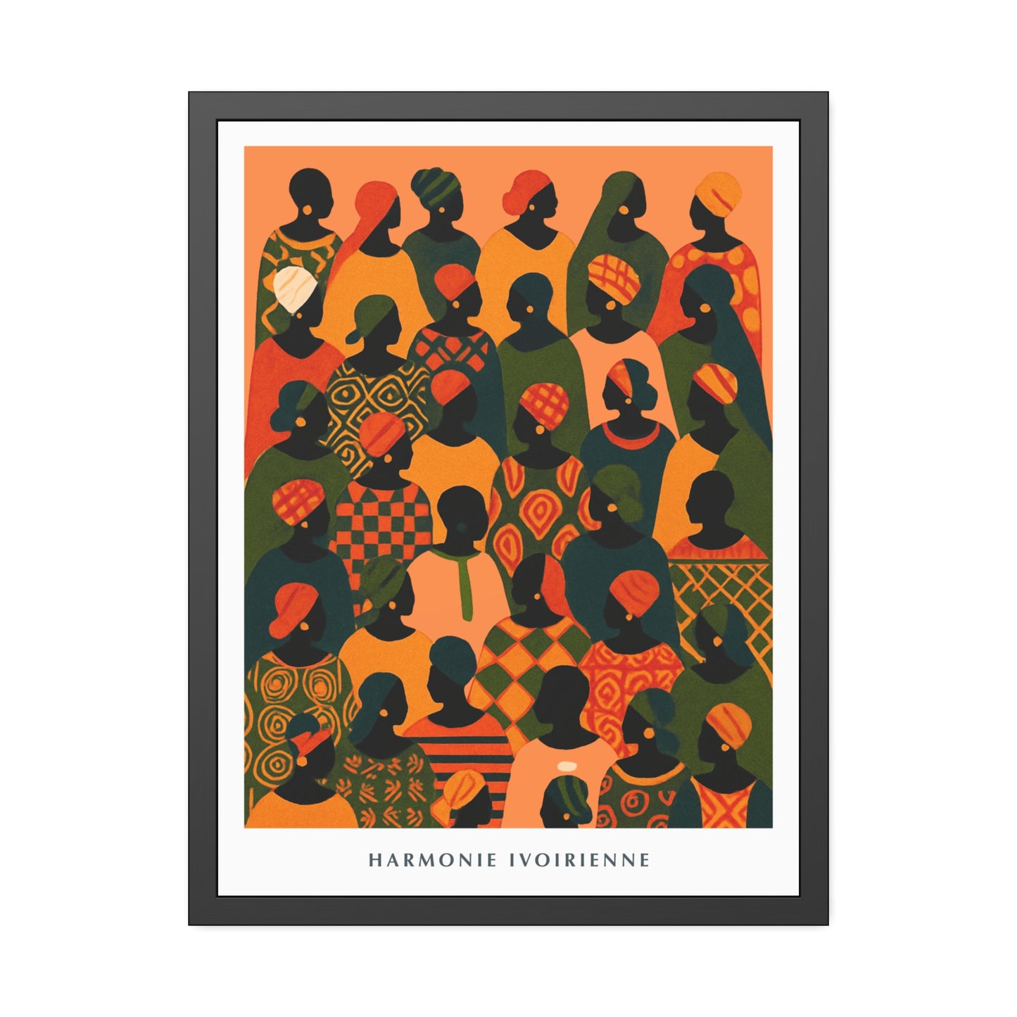 Harmonie Ivorienne - Framed Poster Print