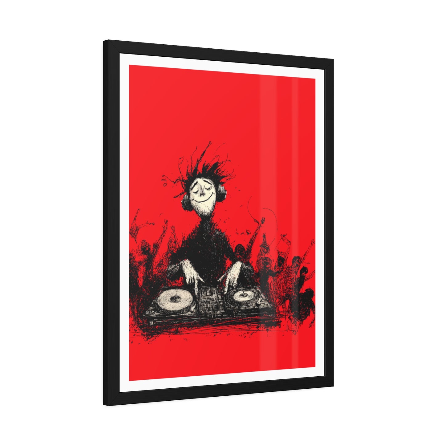Lost in the music - Framed Poster Print