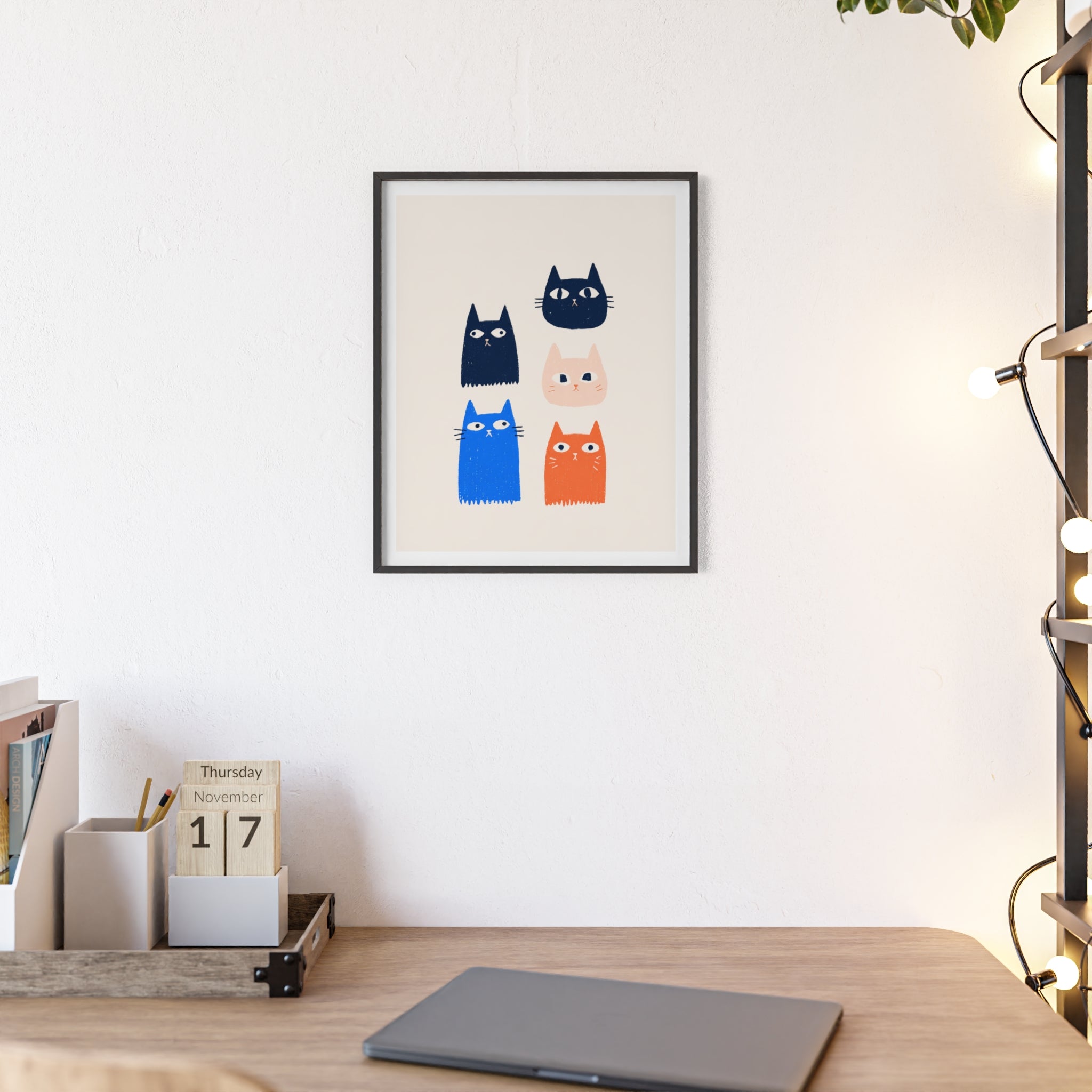 The Five - Framed Art Print