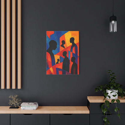Convergence - Matte Finish, Stretched, 1 25"