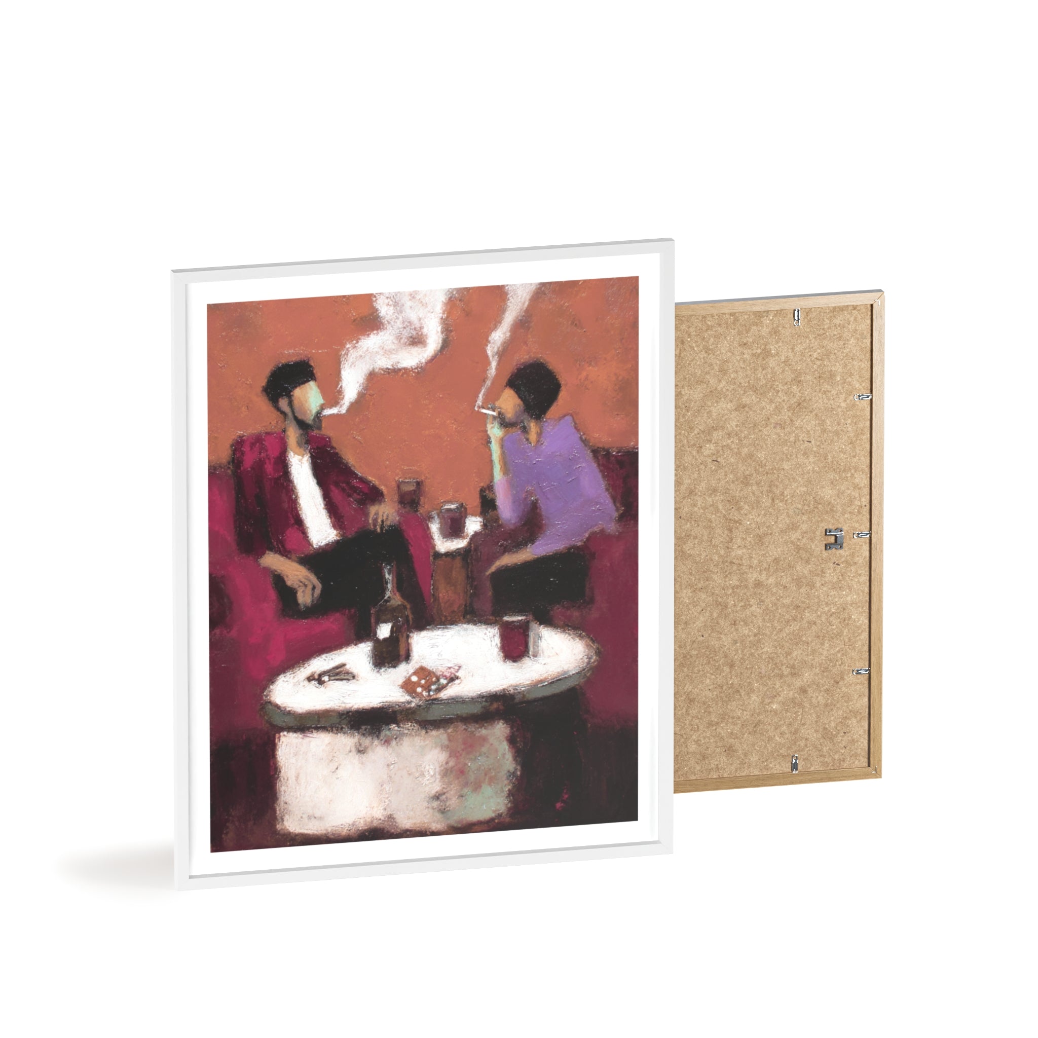 The Conversation - Framed Art Print